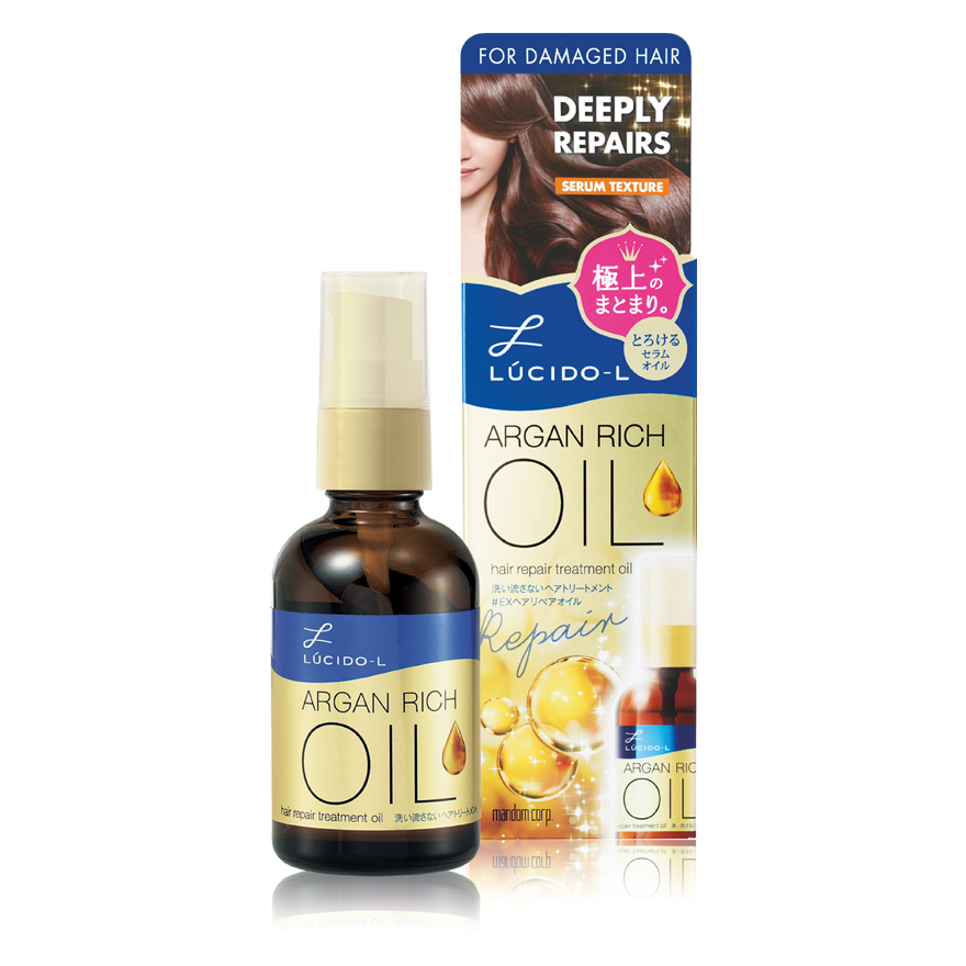 LUCIDO-L Argan Rich Oil Hair Treatment Oil Deep Repair 60Ml